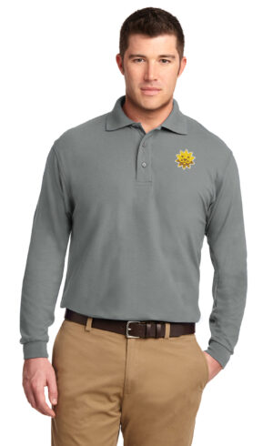 Port Authority Silk Touch Long Sleeve Polo