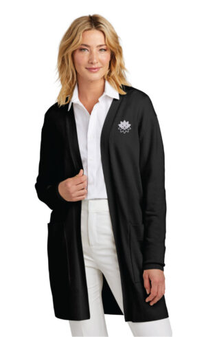 Mercer+Mettle Womens Open-Front Cardigan Sweater